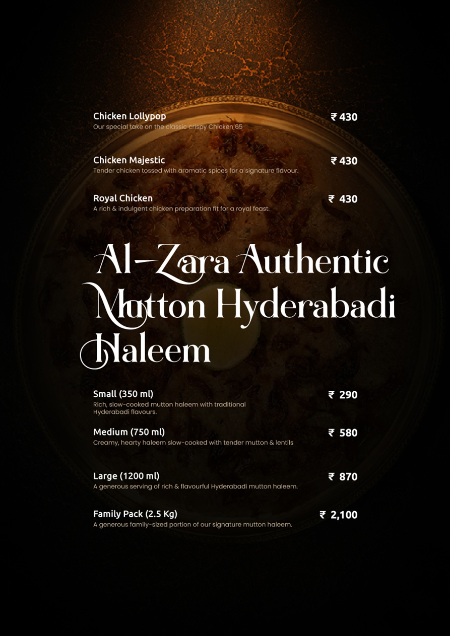 Al Zara Mandi Menu Page 10