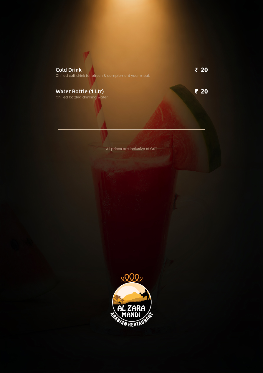 Al Zara Mandi Menu Page 19